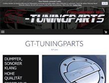 Tablet Screenshot of gt-tuningparts.de